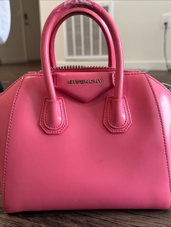 Givenchy Handbags - Givenchy Antigona Mini Top Handle Bag in Vibrant Pink